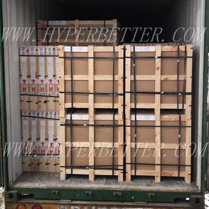 Crate loading container