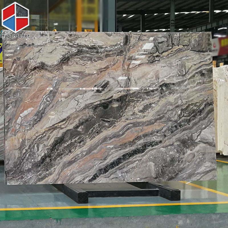 Arabescato orobico marble slab Supplier in Xiamen China