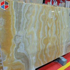 bookmatched yellow onyx slab (4)