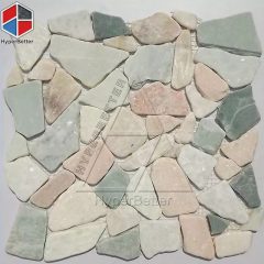 Blueness cobblestone mosaic