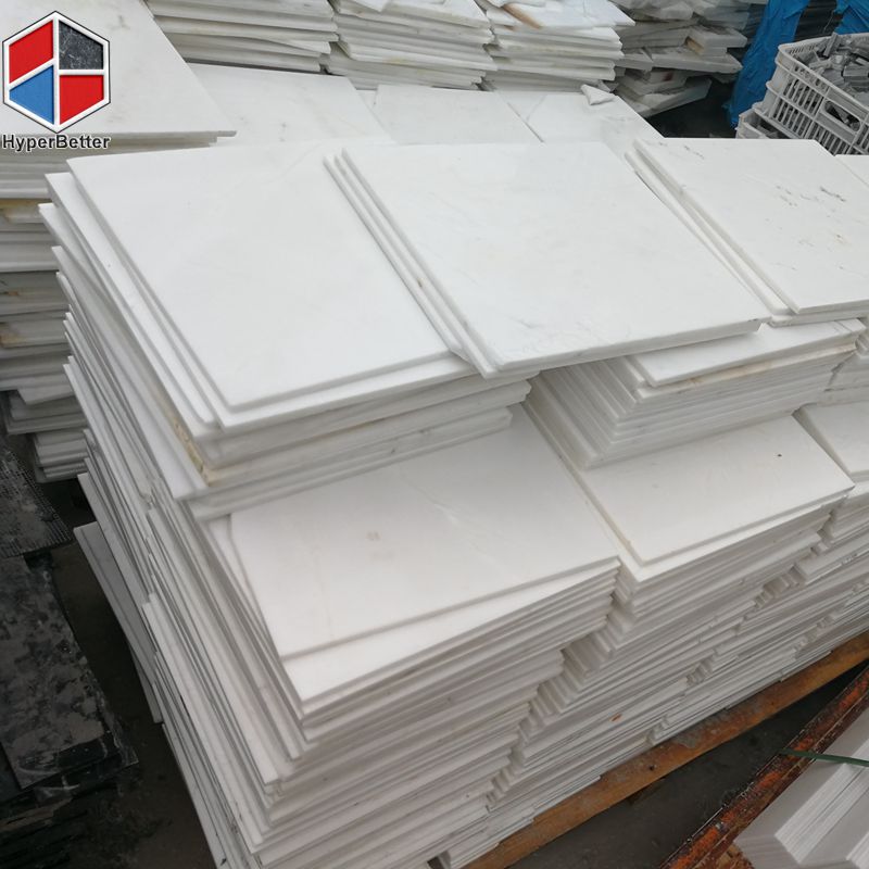 Crystal white marble tiles