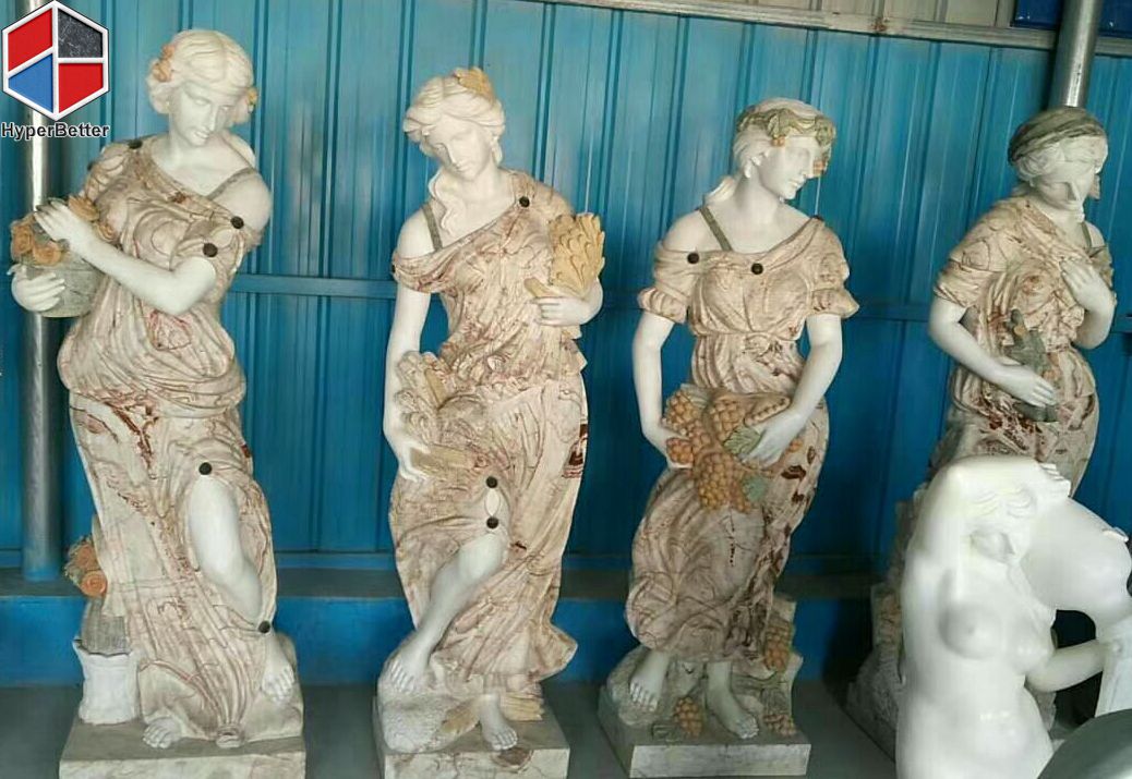 Female marble sculpture