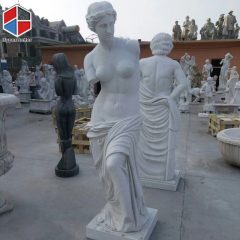 White nude woman statue