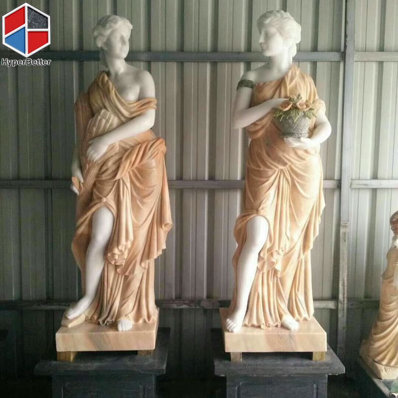 Colours marble women sculpture (1)