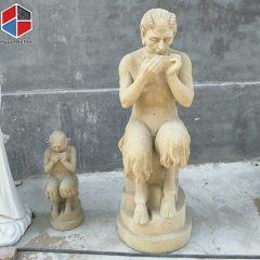 Natural stone figural sculptures