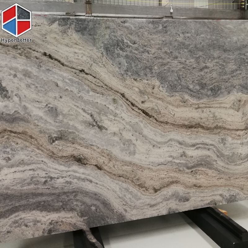 Fantasy silver polished granite slab (1)