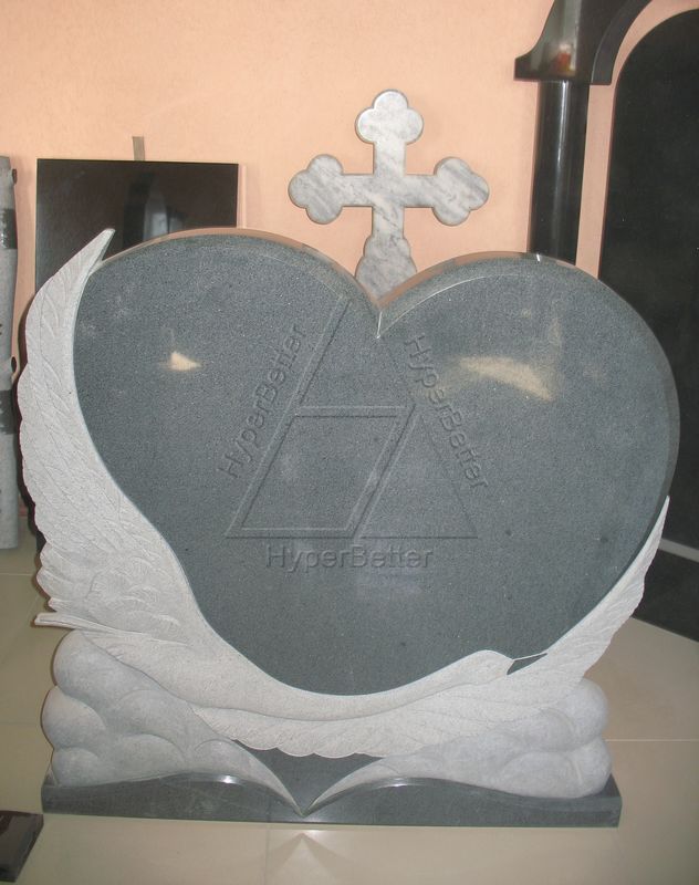 Carved G654 granite monuments, good designed by our customer in Russia.Welcome your enquiry.
