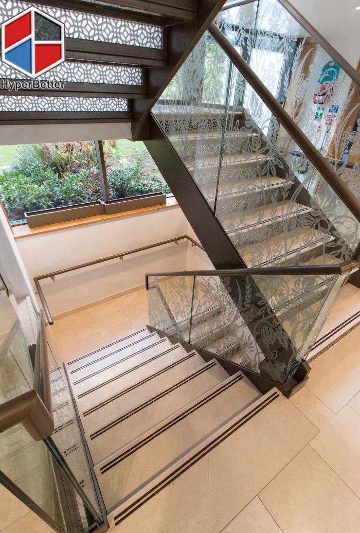 Cappuccino marble stair for interior (2)