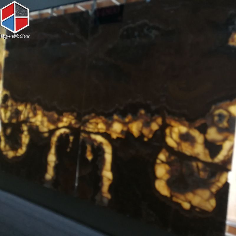 Bookmatched brown onyx slab (2)