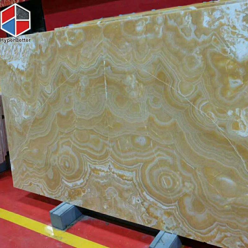 bookmatched yellow onyx slab (2)