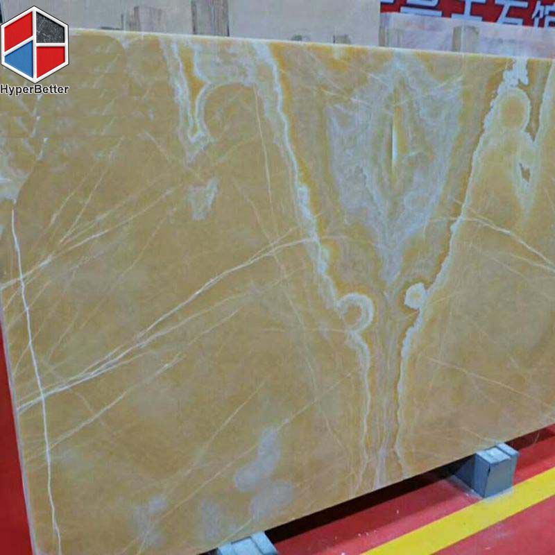bookmatched yellow onyx slab (3)