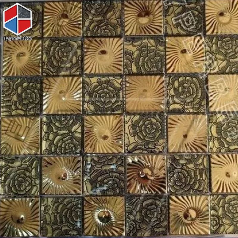 Antique stainless steel mosaic