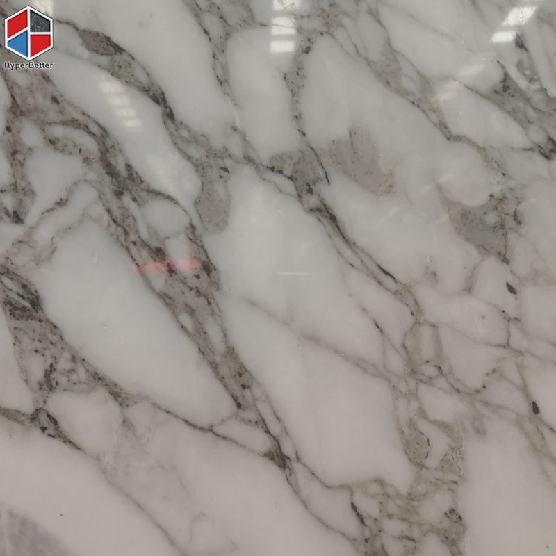 Arabescato white marble tiles