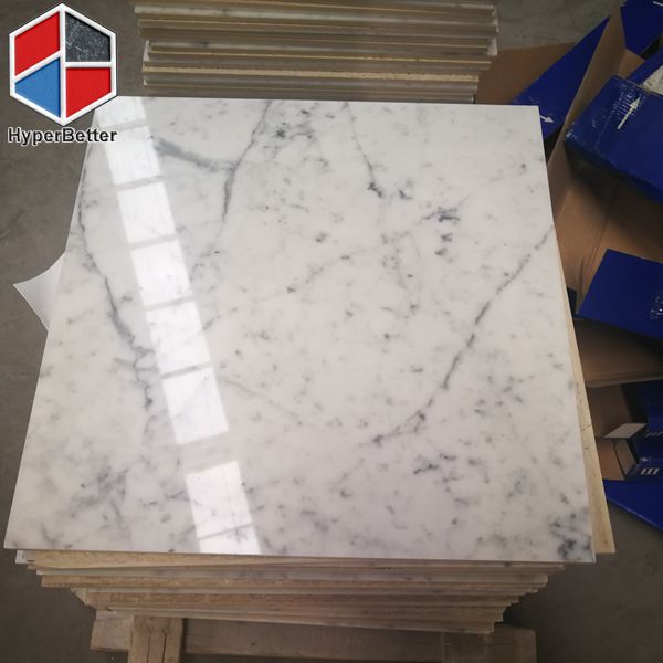 Carrara white marble tiles (2)