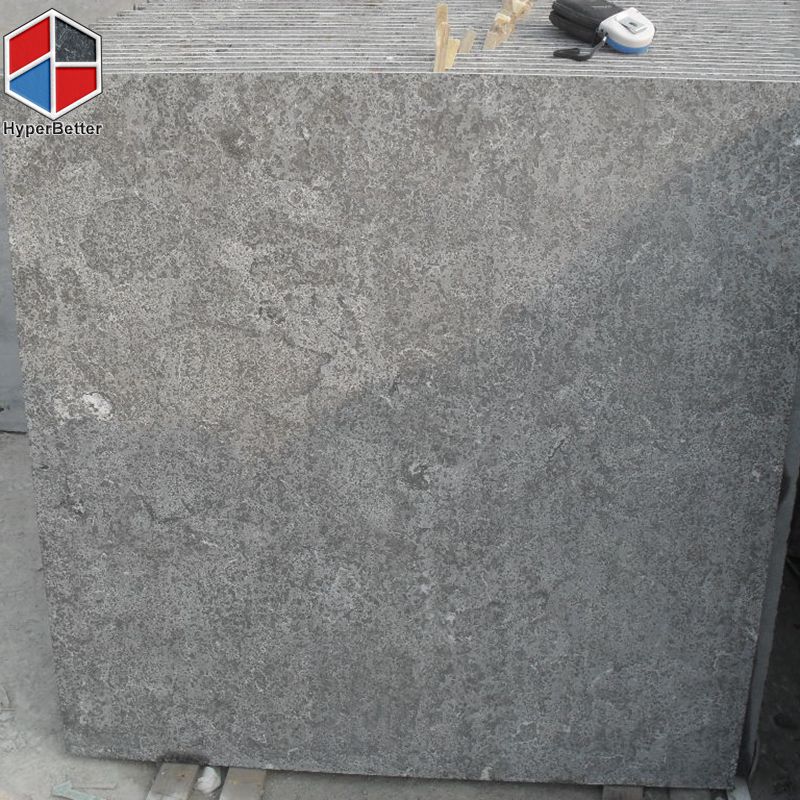 Flamed grey basalt slab (1)
