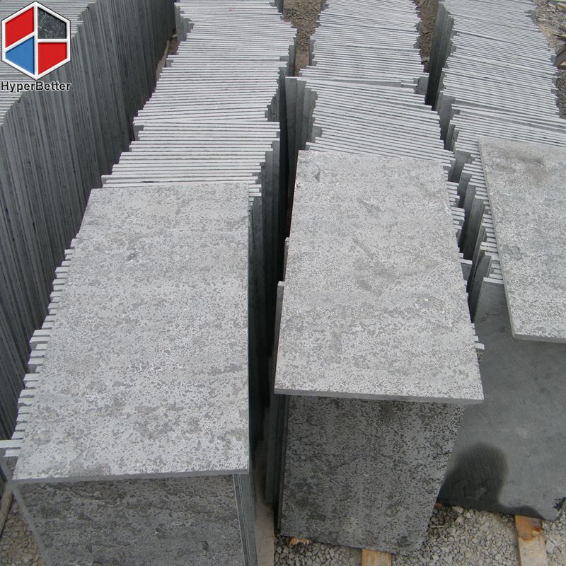 Flamed grey basalt slab (3)