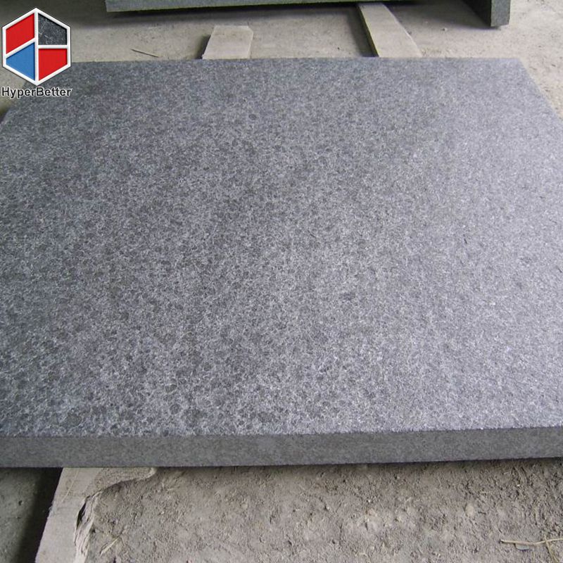 Flamed grey basalt slab (4)