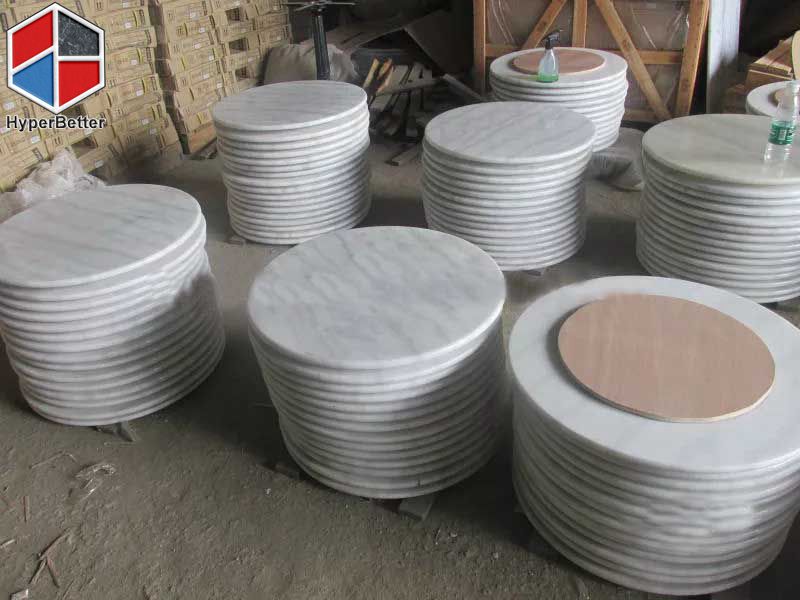 Guangxi white marble table (1)