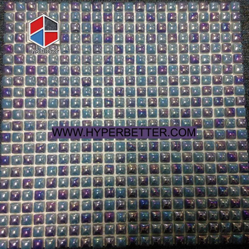 Magic purple resin mosaic
