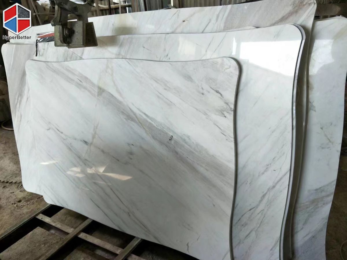 Volakas white marble table top