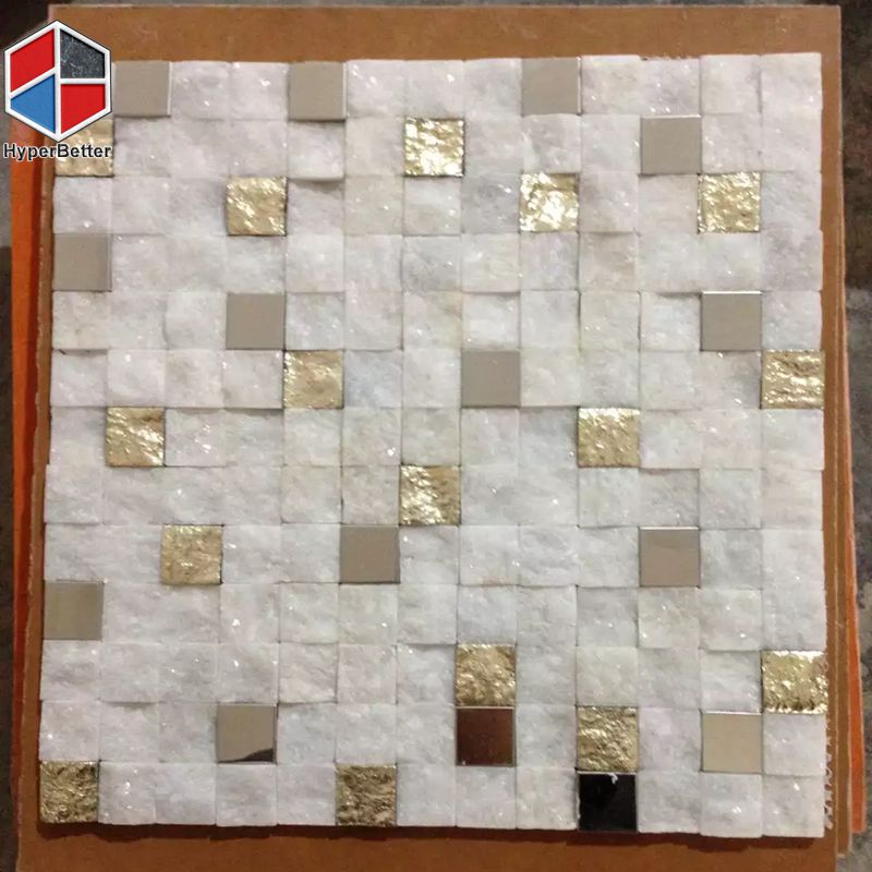 white and silver marble mosaic (1)